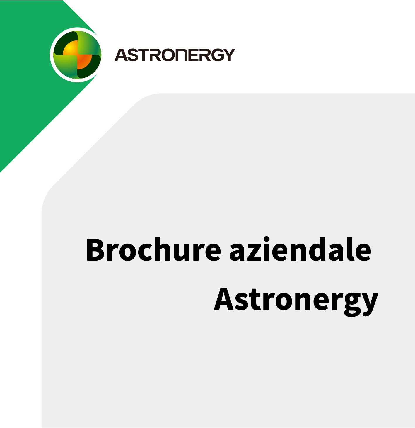 Brochure aziendale Astronergy