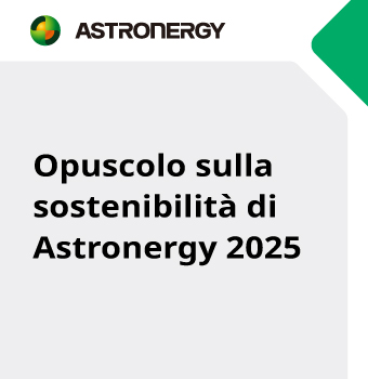 Opuscolo sulla sostenibilità di Astronergy 2025
